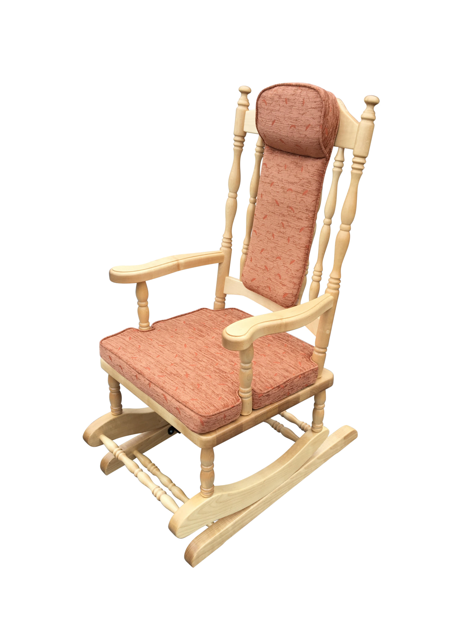 Kotimainen jousikeinu. Keinu valmistettu koivusta.